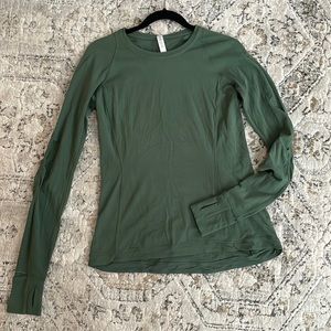 Lululemon Green Long Sleeve Active Shirt
